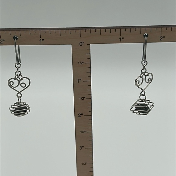 2068- Real Coffee Beans Handmade Dangle Earrings NWT - Picture 5 of 7